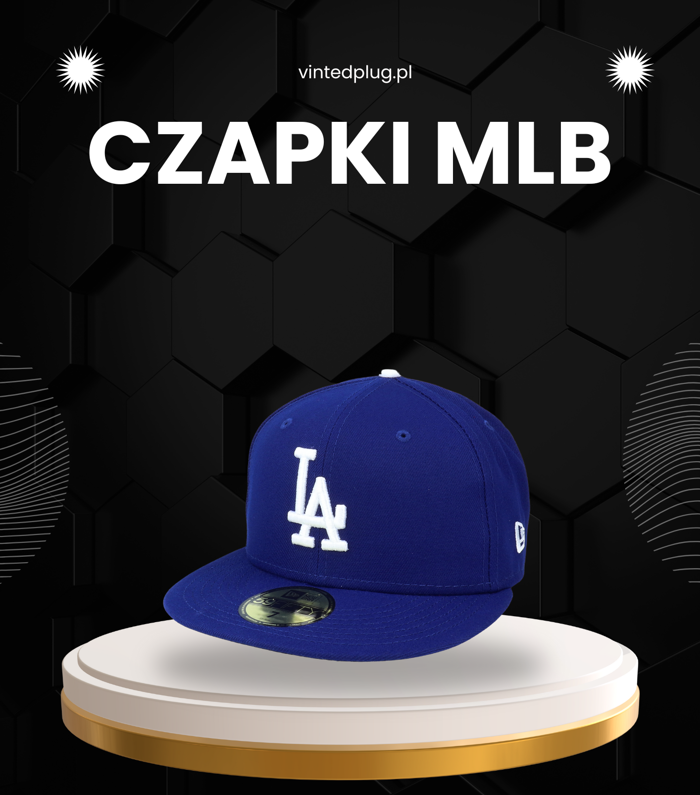 Czapki MLB i Corteiz Vendor